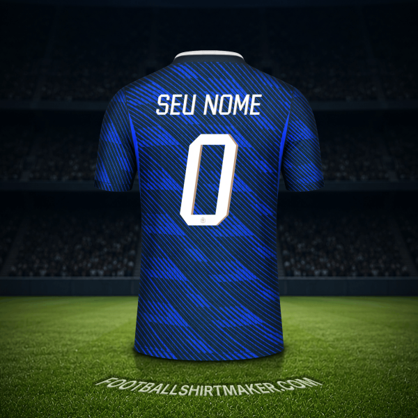 Camisa França Copa do Mundo 2026 -  seu nome - 0