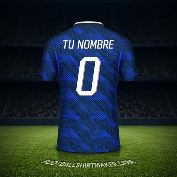 Jersey Francia Mundial 2026 -  tu nombre - 0