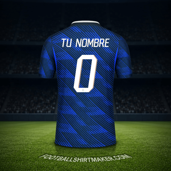 Jersey Francia Mundial 2026 -  tu nombre - 0