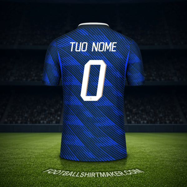 Maglia Francia Mondiali 2026 -  tuo nome - 0
