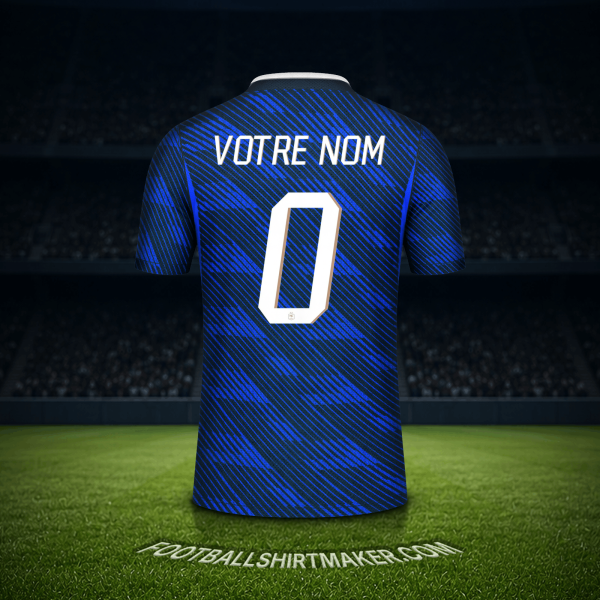 Maillot France Coupe du monde 2026 -  votre nom - 0
