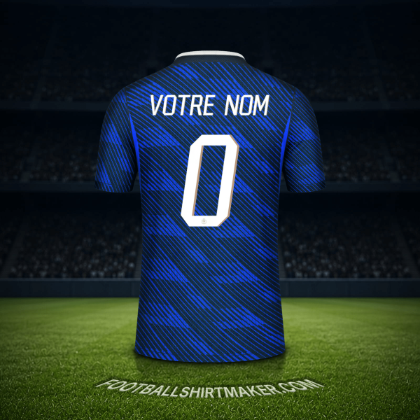 Maillot France Coupe du monde 2026 -  votre nom - 0