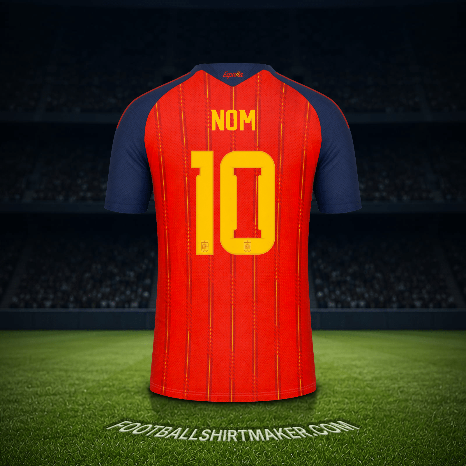 Maillot Espagne Coupe du monde 2026 -  nom - 10