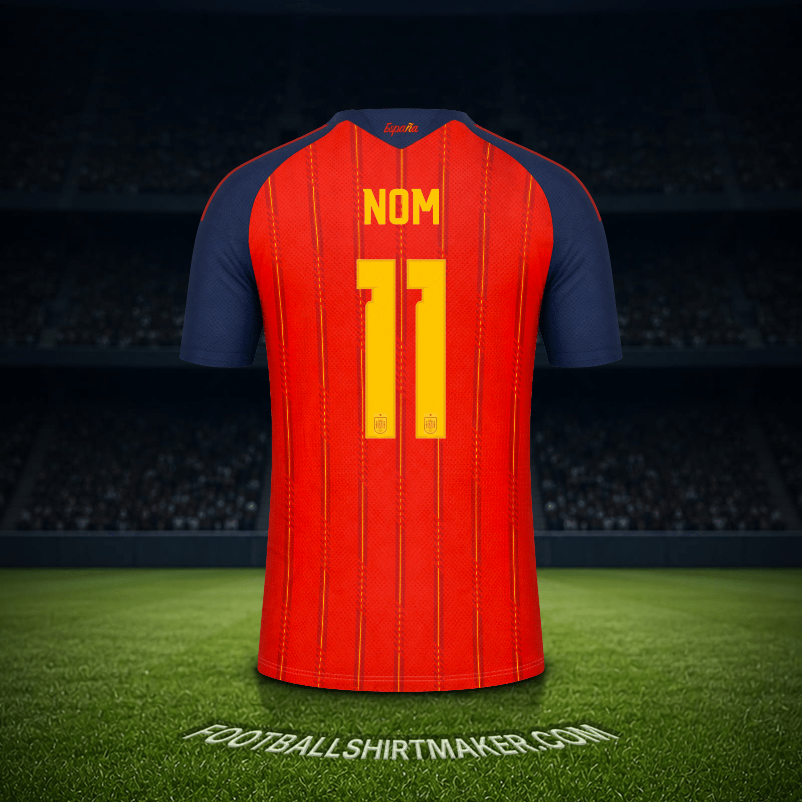 Maillot Espagne Coupe du monde 2026 -  nom - 11