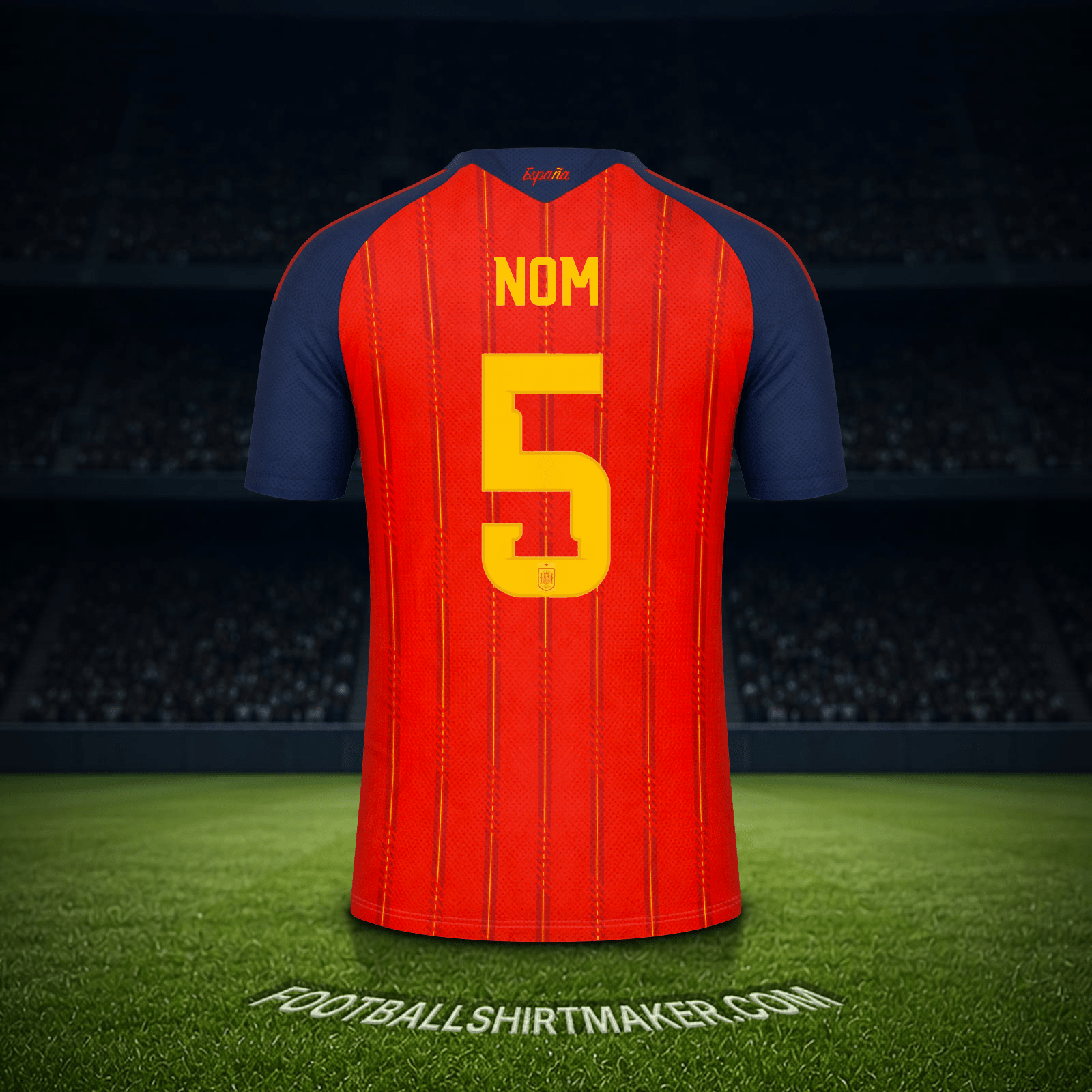 Maillot Espagne Coupe du monde 2026 -  nom - 5