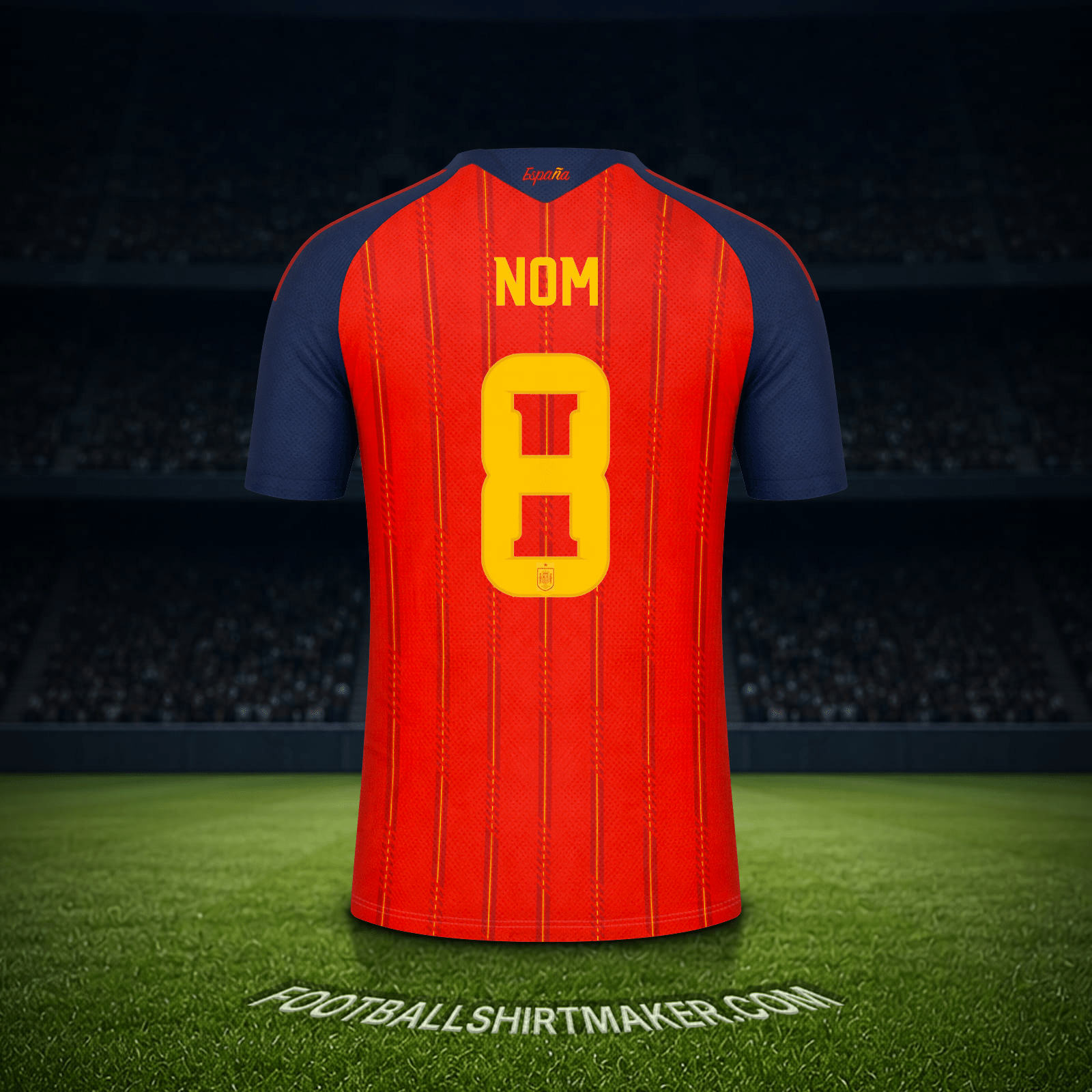 Maillot Espagne Coupe du monde 2026 -  nom - 8