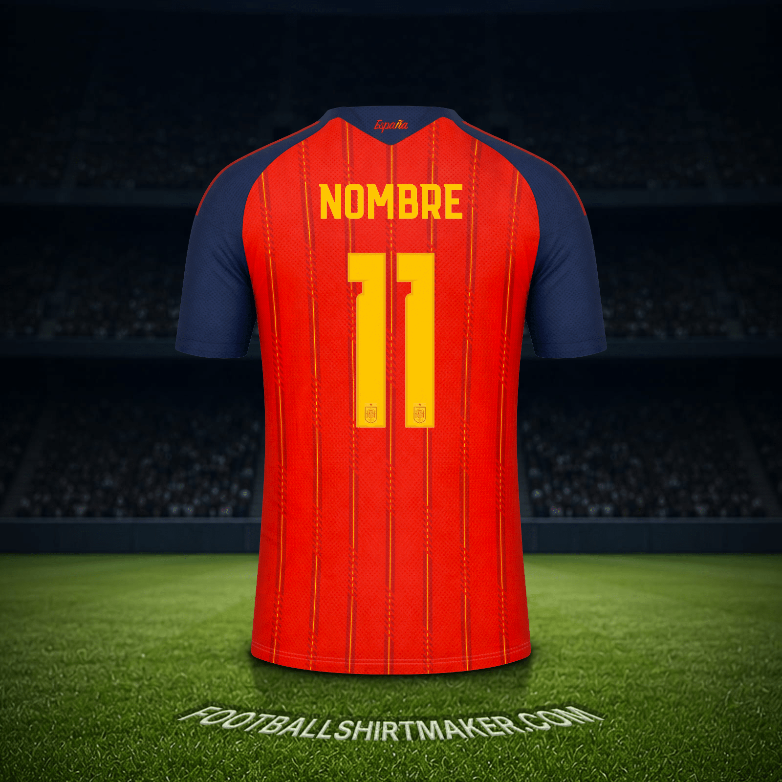 Camiseta España Mundial 2026 -  nombre - 11