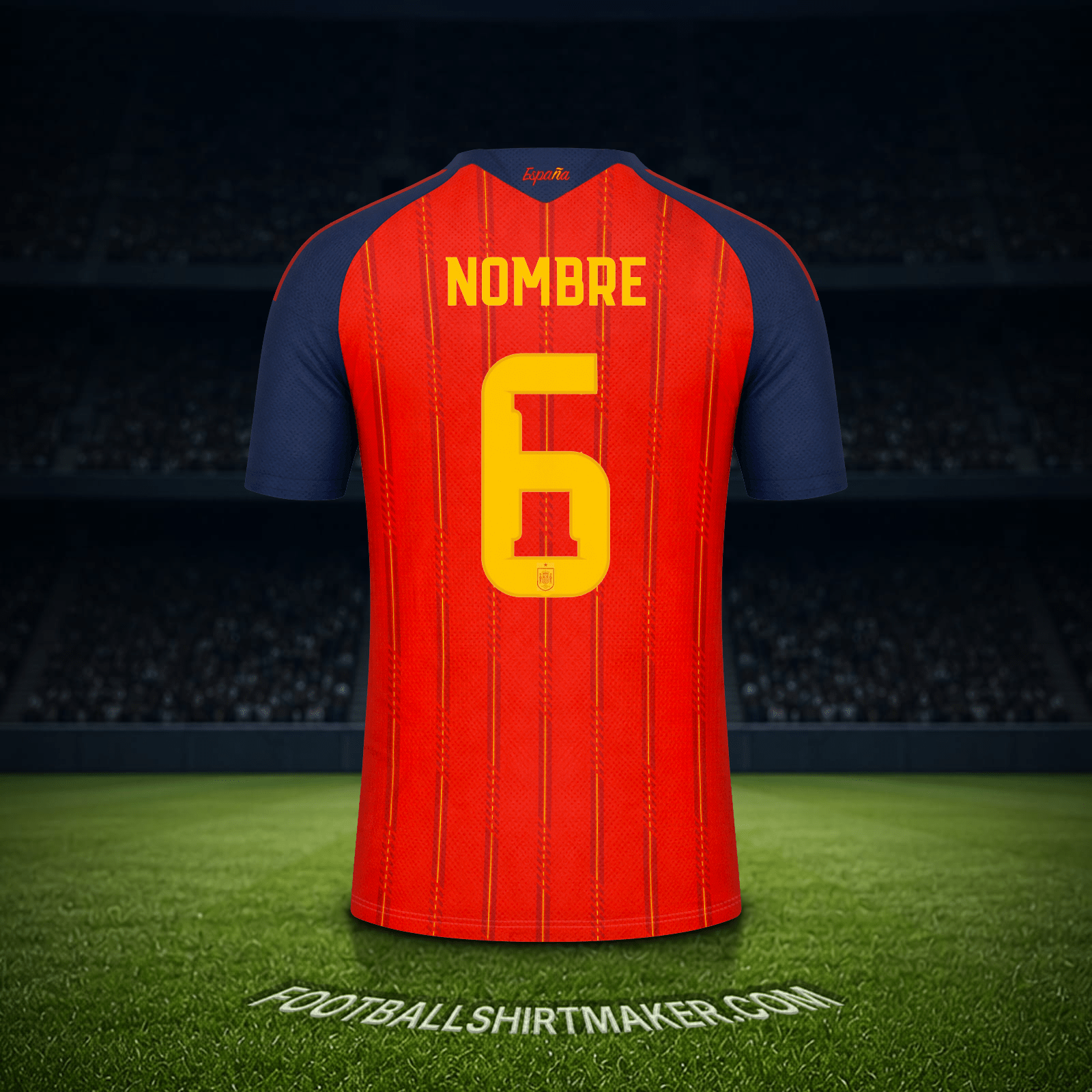 Camiseta España Mundial 2026 -  nombre - 6