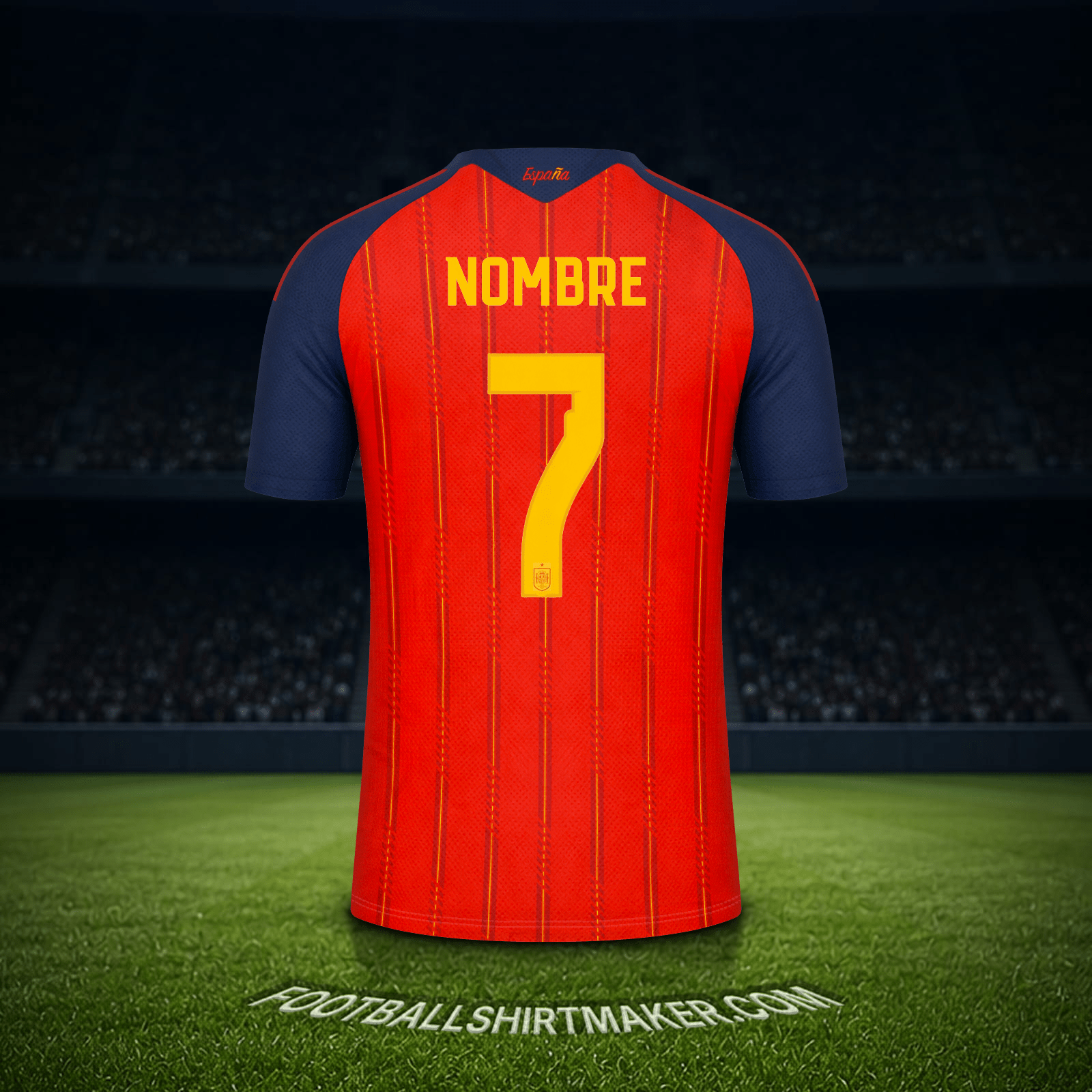 Camiseta España Mundial 2026 -  nombre - 7