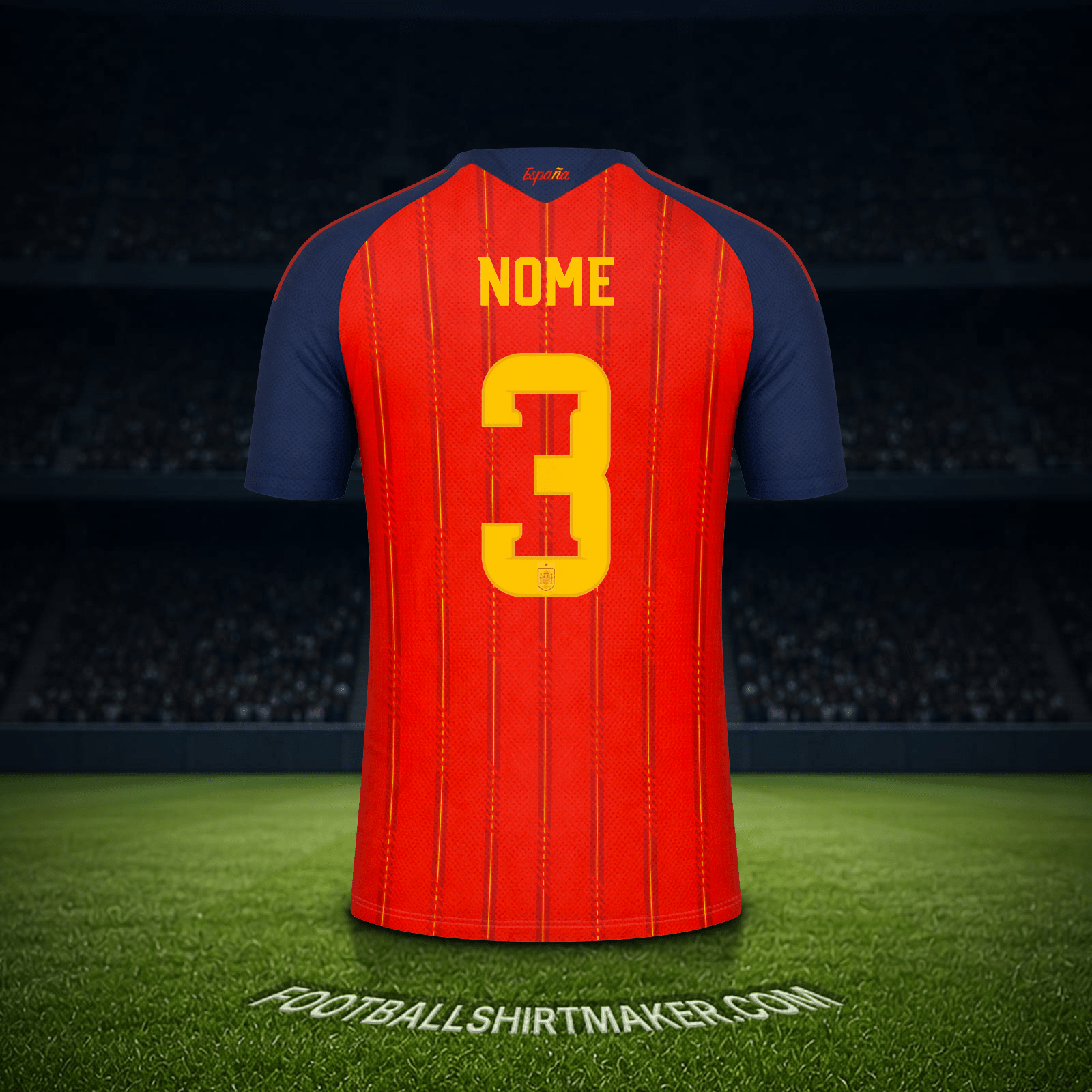 Maglia Spagna Mondiali 2026 -  nome - 3