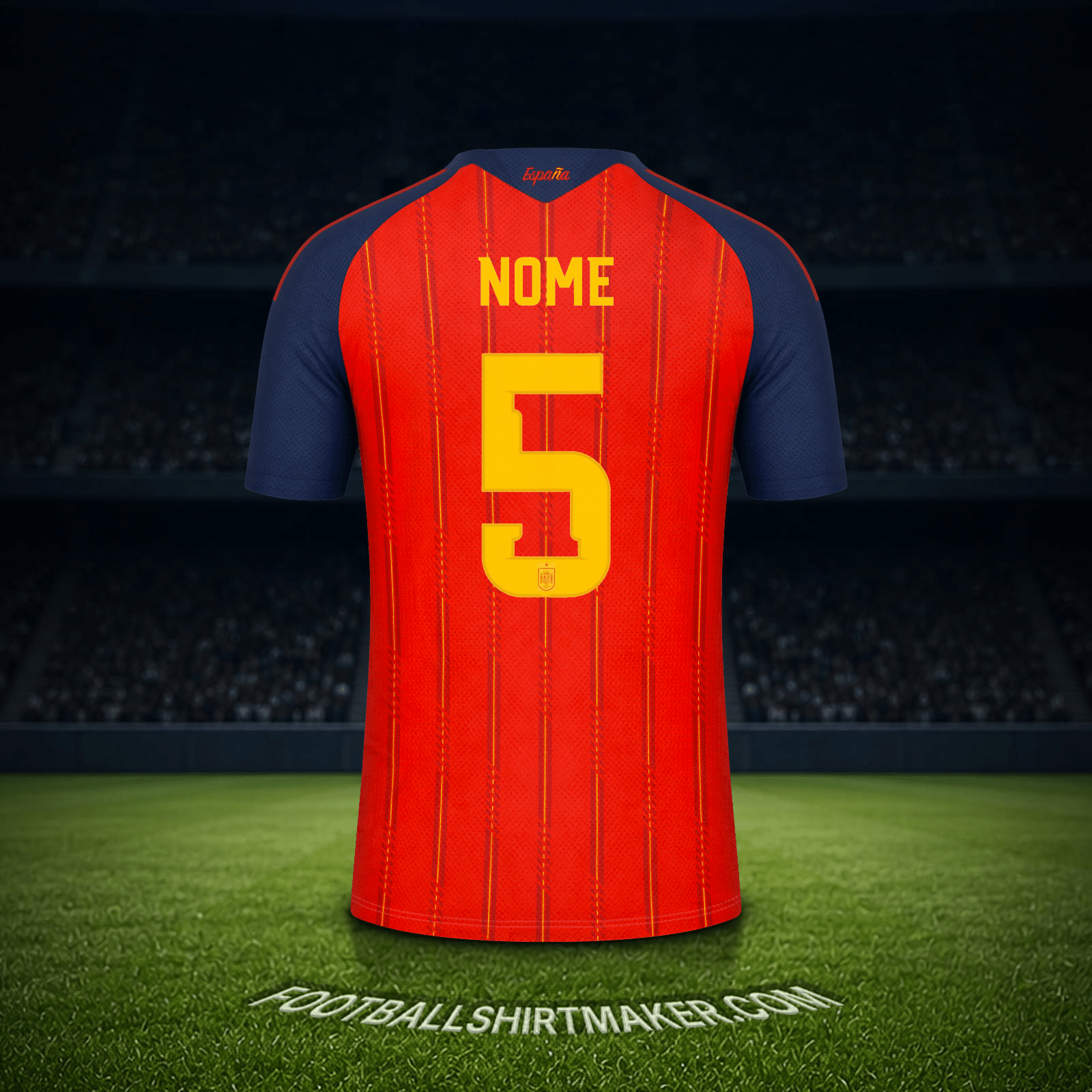 Camisa Espanha Copa do Mundo 2026 -  nome - 5