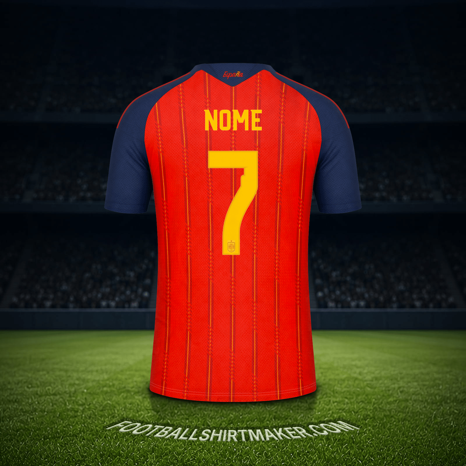 Camisa Espanha Copa do Mundo 2026 -  nome - 7