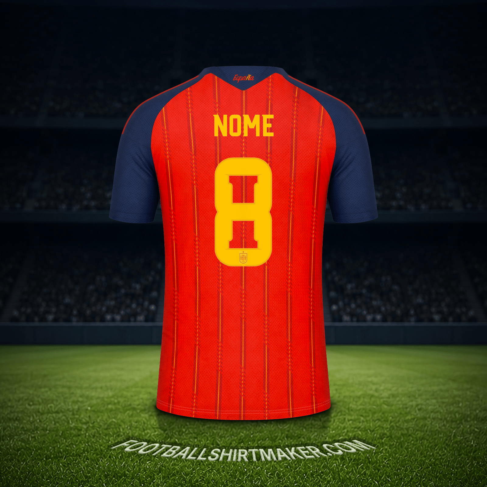 Camisa Espanha Copa do Mundo 2026 -  nome - 8