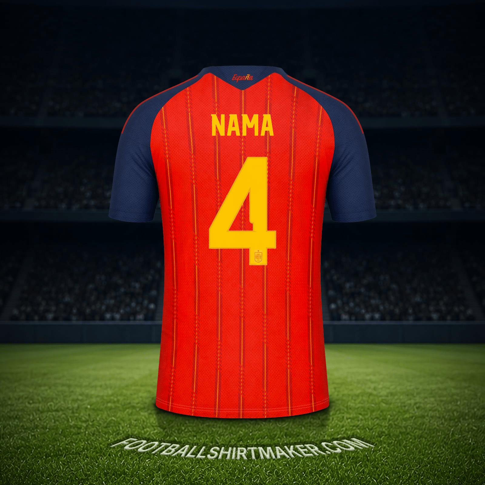 Jersey Spanyol Piala Dunia 2026 -  nama - 4