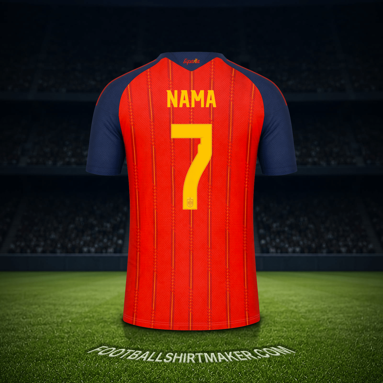 Jersey Spanyol Piala Dunia 2026 -  nama - 7