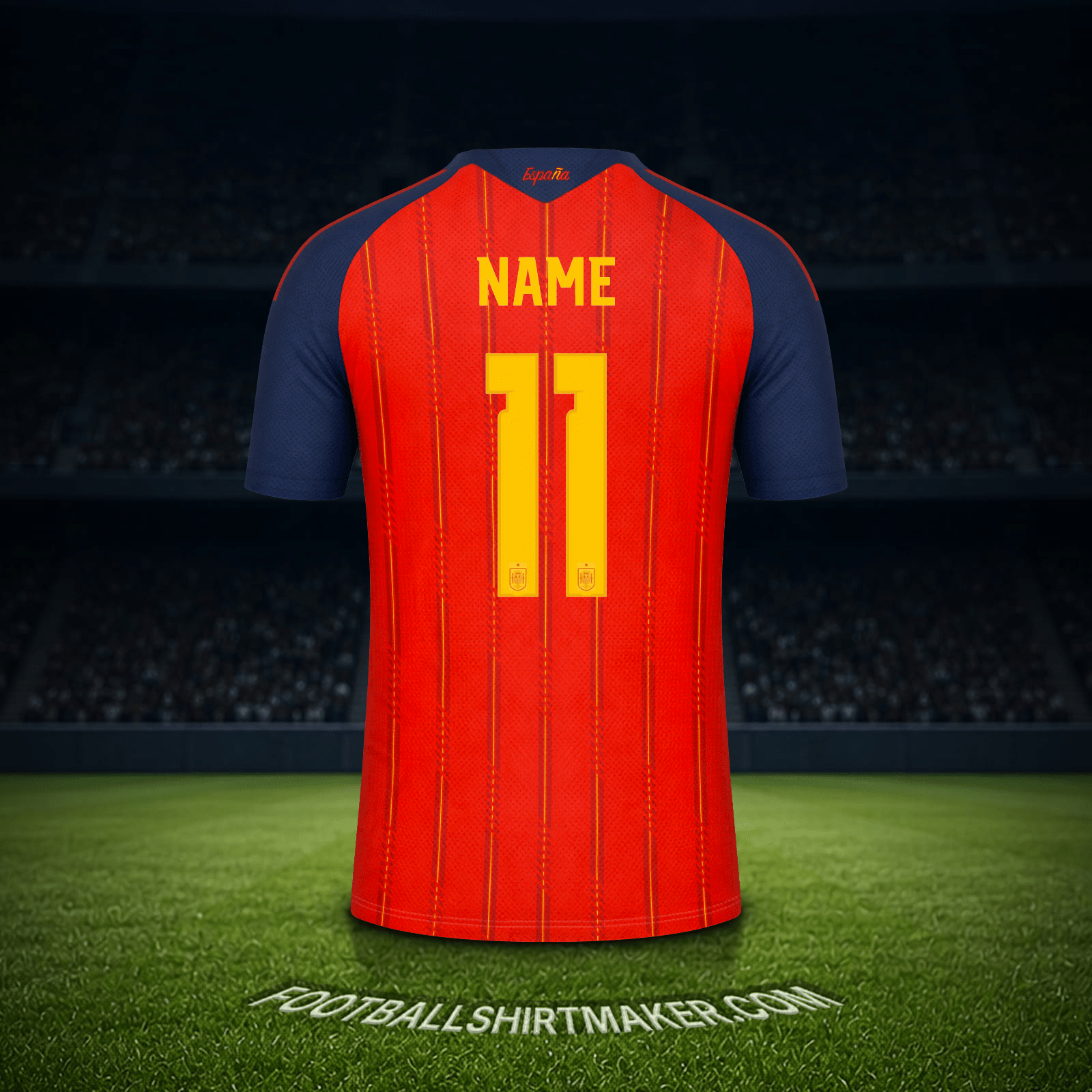 Jersey Spain World Cup 2026 -  name - 11