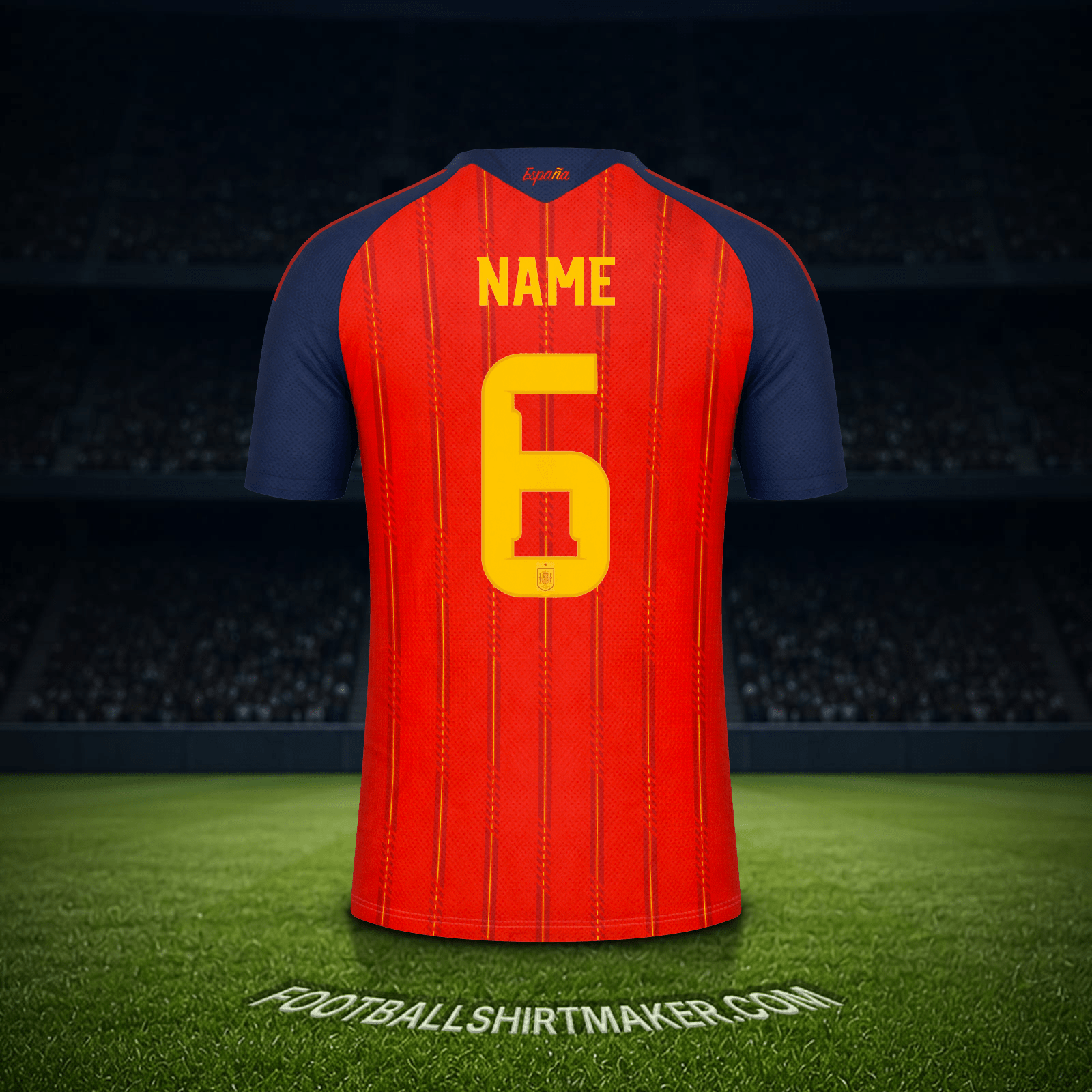 Trikot Spanien Weltmeisterschaft 2026 -  name - 6