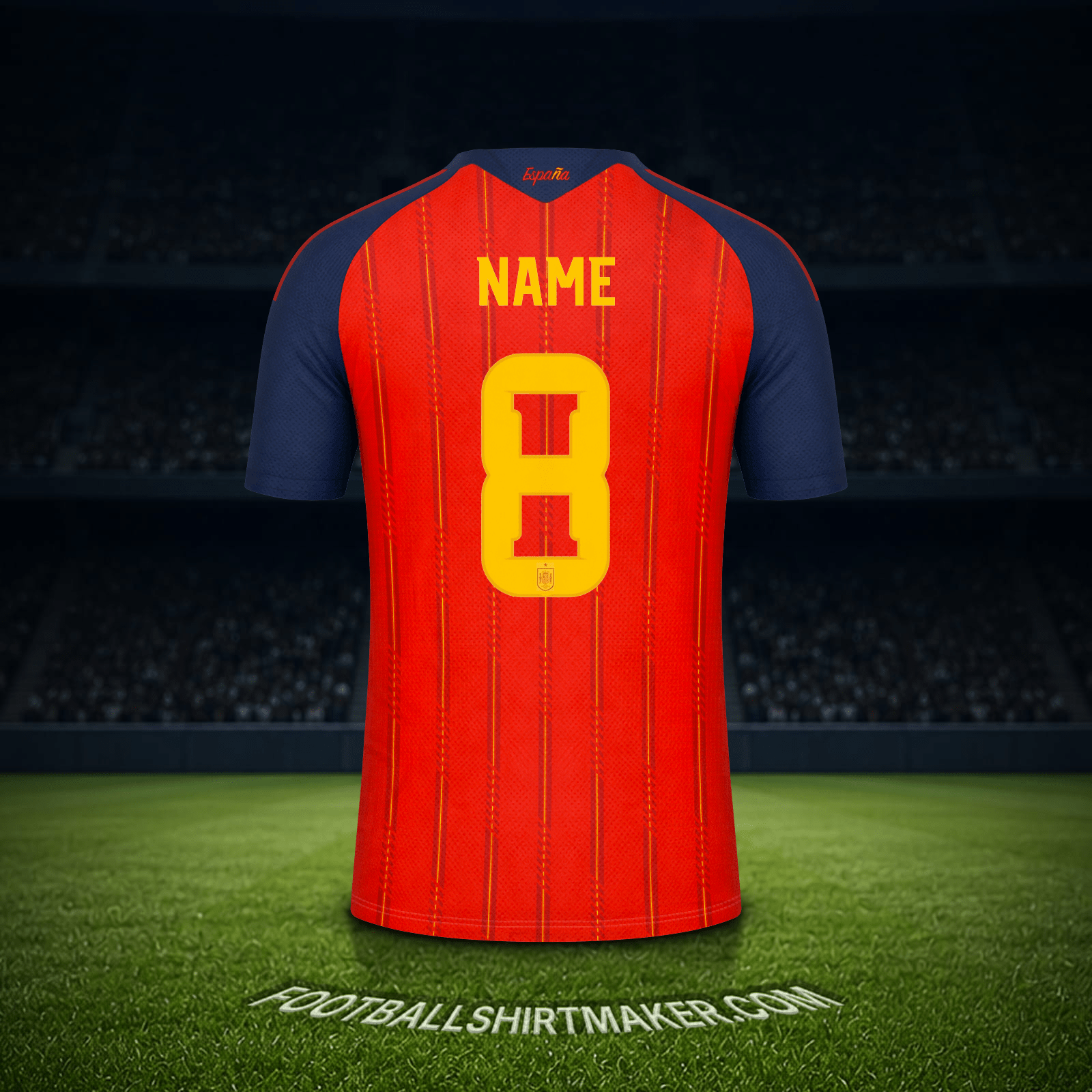 Shirt Spain World Cup 2026 -  name - 8