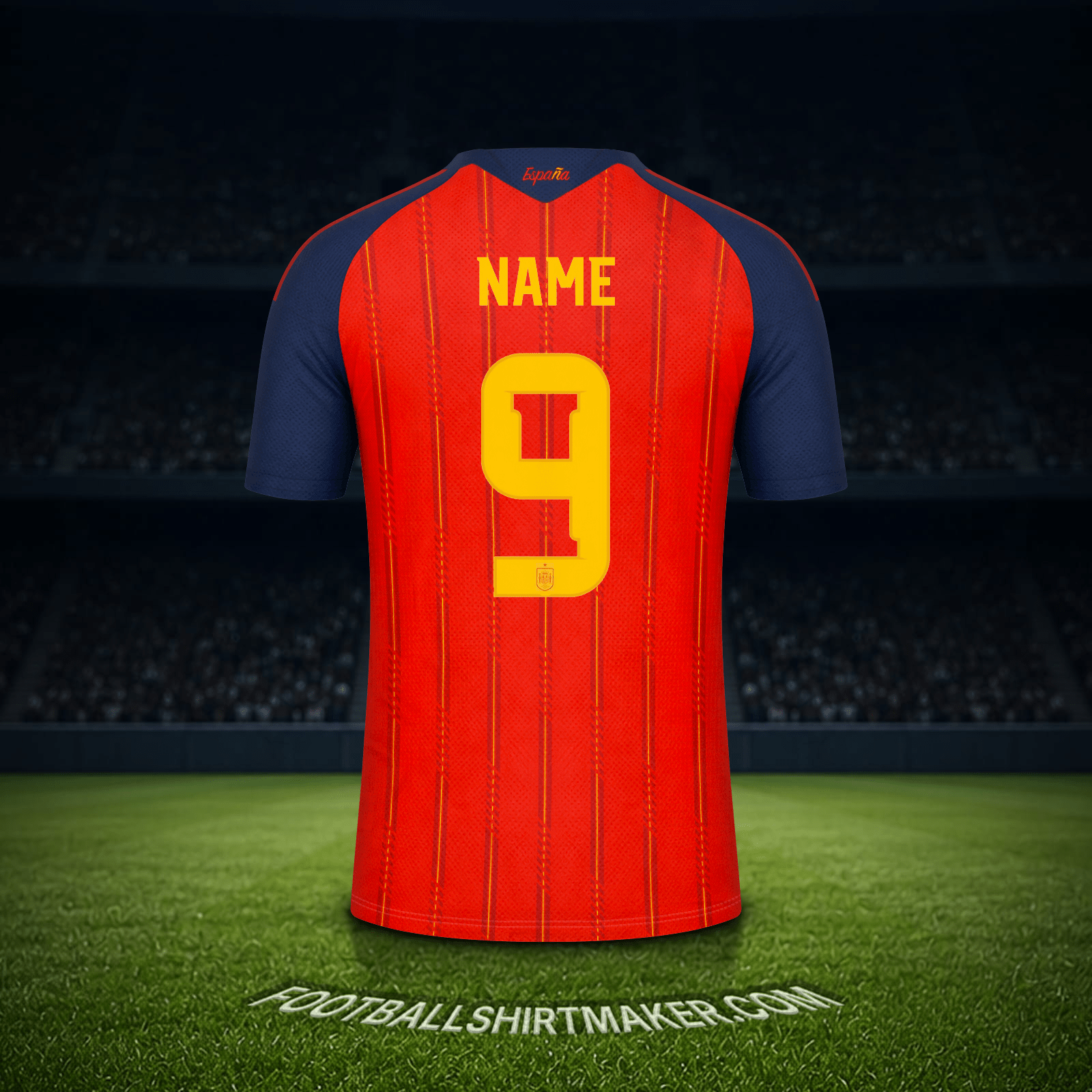 Jersey Spain World Cup 2026 -  name - 9