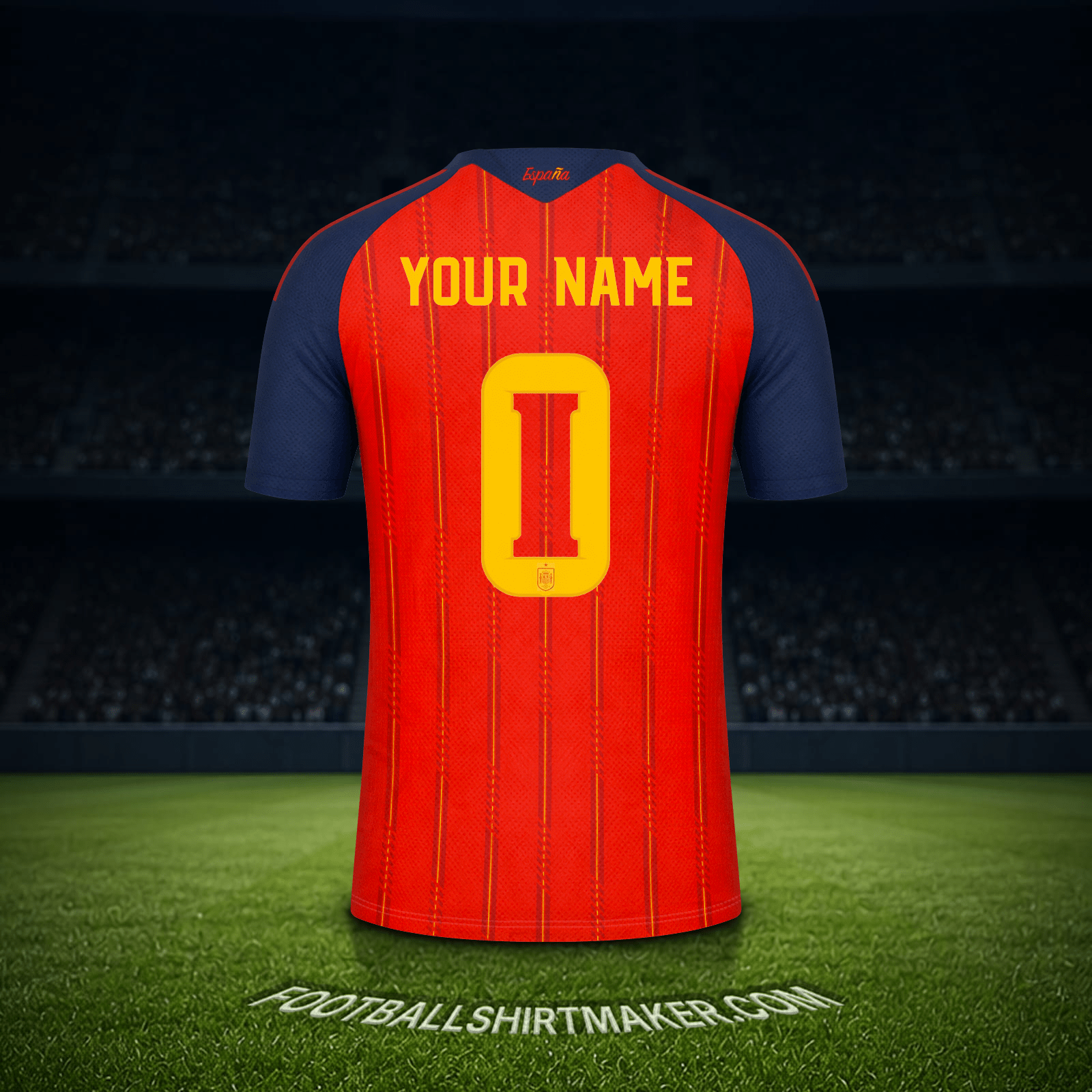 Shirt Spain World Cup 2026 -  your name - 0