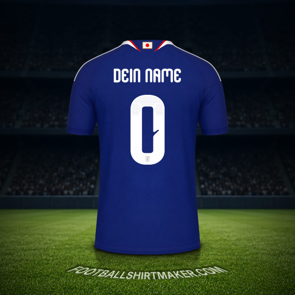 Trikot Japan Weltmeisterschaft 2026 -  dein name - 0