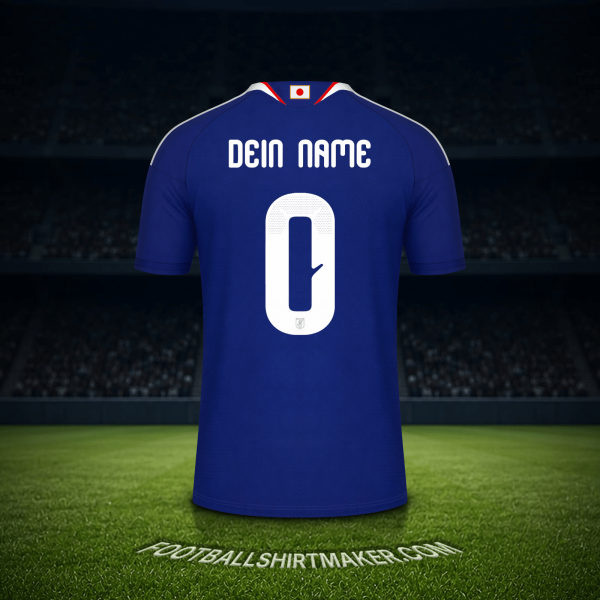 Trikot Japan Weltmeisterschaft 2026 -  dein name - 0