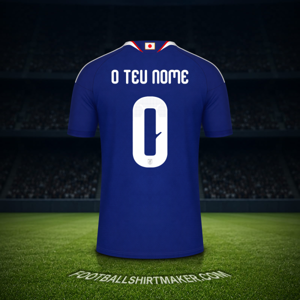 Camisola Japão Copa do Mundo 2026 -  o teu nome - 0