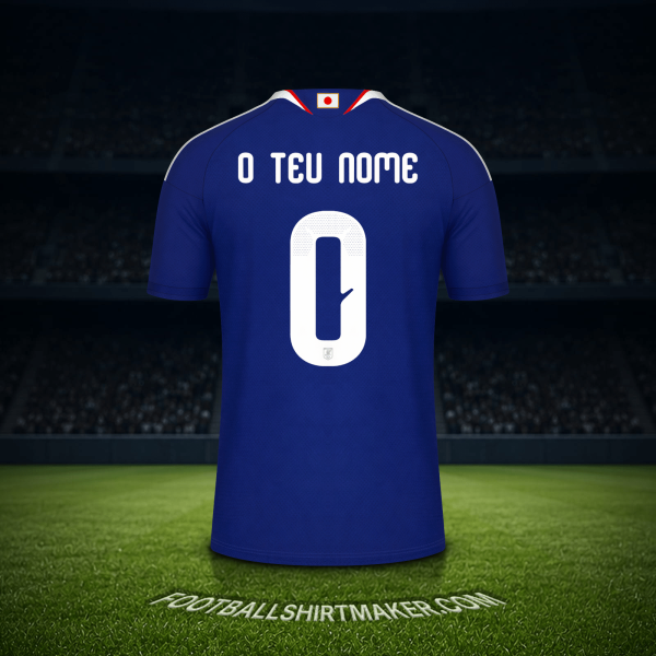 Camisola Japão Copa do Mundo 2026 -  o teu nome - 0