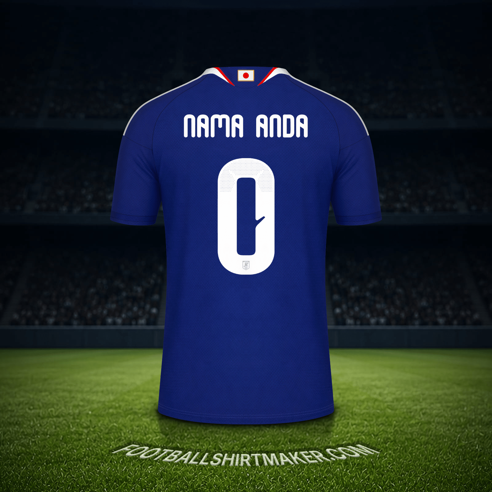 Jersey Jepang Piala Dunia 2026 -  nama anda - 0