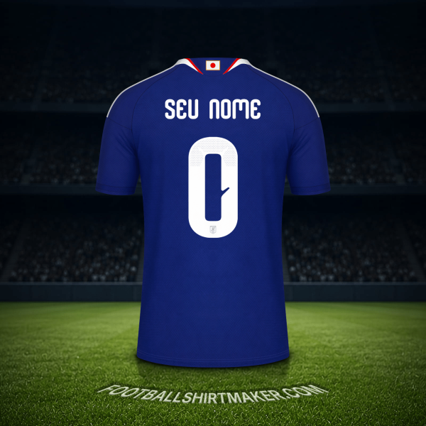 Camisa Japão Copa do Mundo 2026 -  seu nome - 0