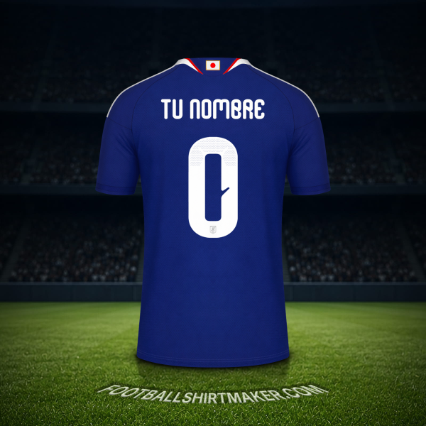 Jersey Japon Mundial 2026 -  tu nombre - 0
