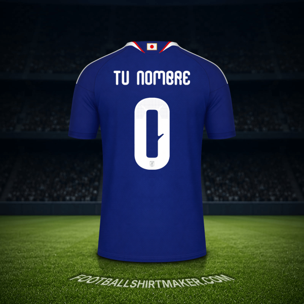 Camiseta Japon Mundial 2026 -  tu nombre - 0