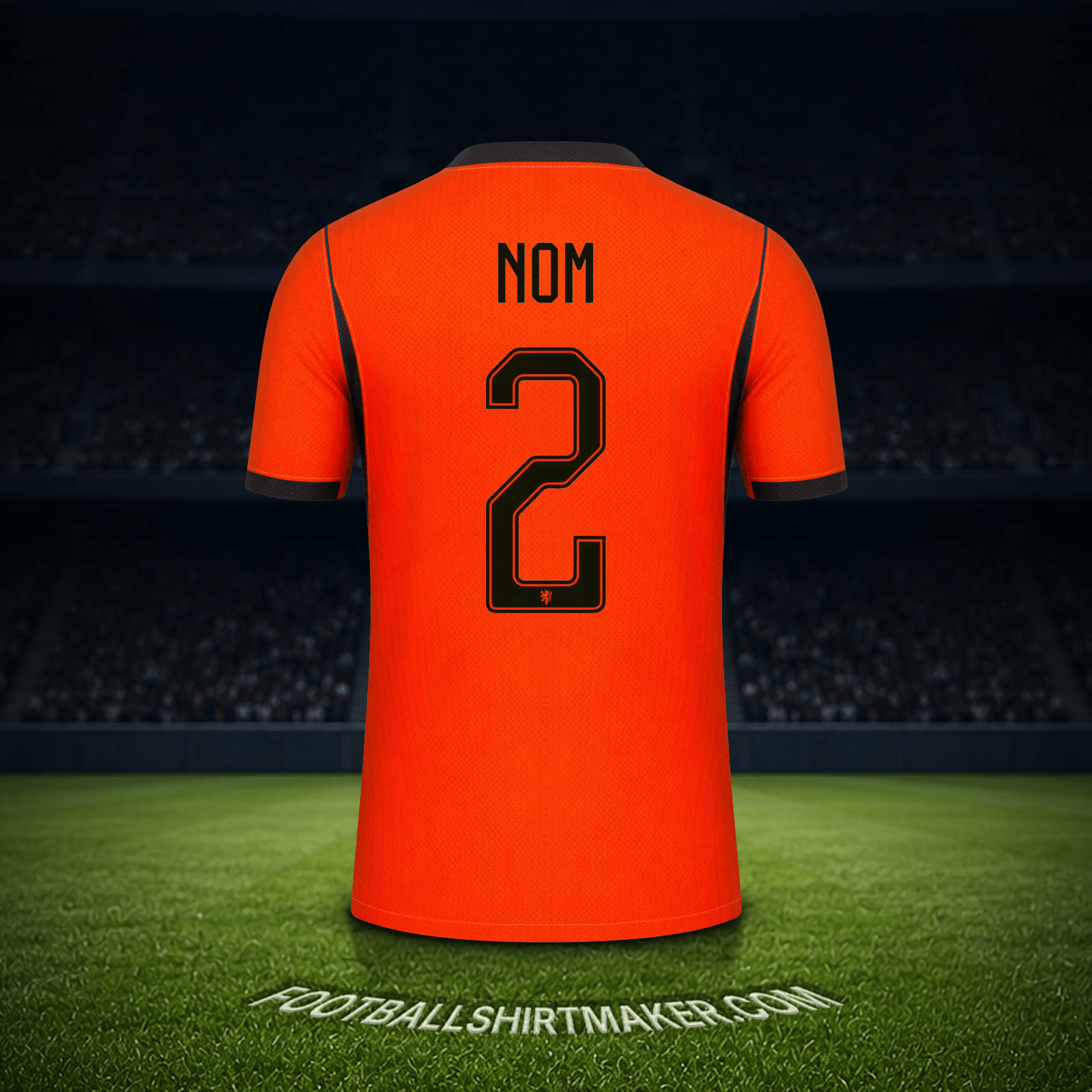 Maillot Pays-Bas Coupe du monde 2026 -  nom - 2
