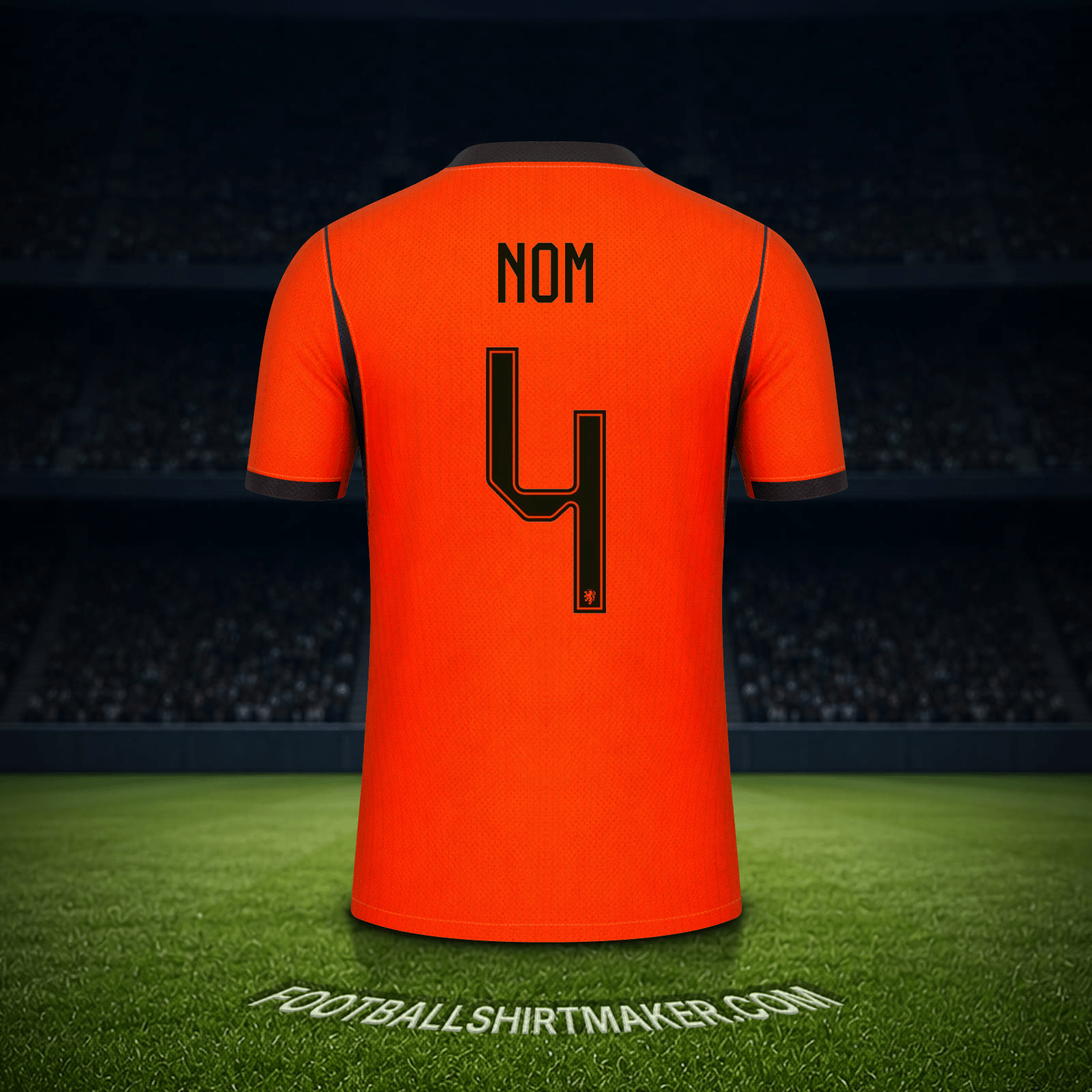 Maillot Pays-Bas Coupe du monde 2026 -  nom - 4