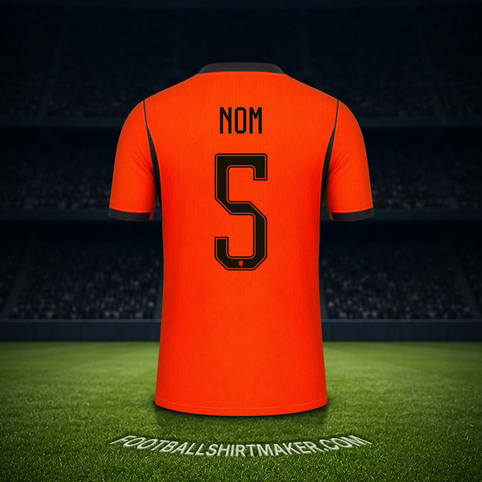 Maillot Pays-Bas Coupe du monde 2026 -  nom - 5
