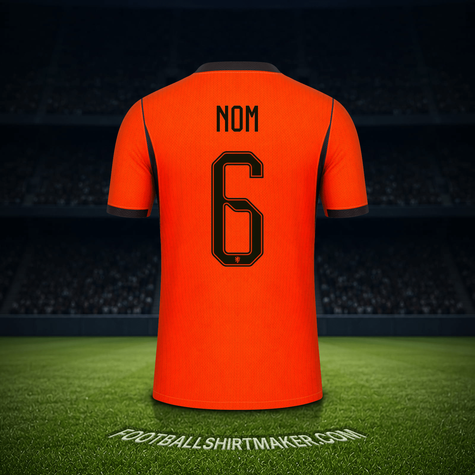 Maillot Pays-Bas Coupe du monde 2026 -  nom - 6