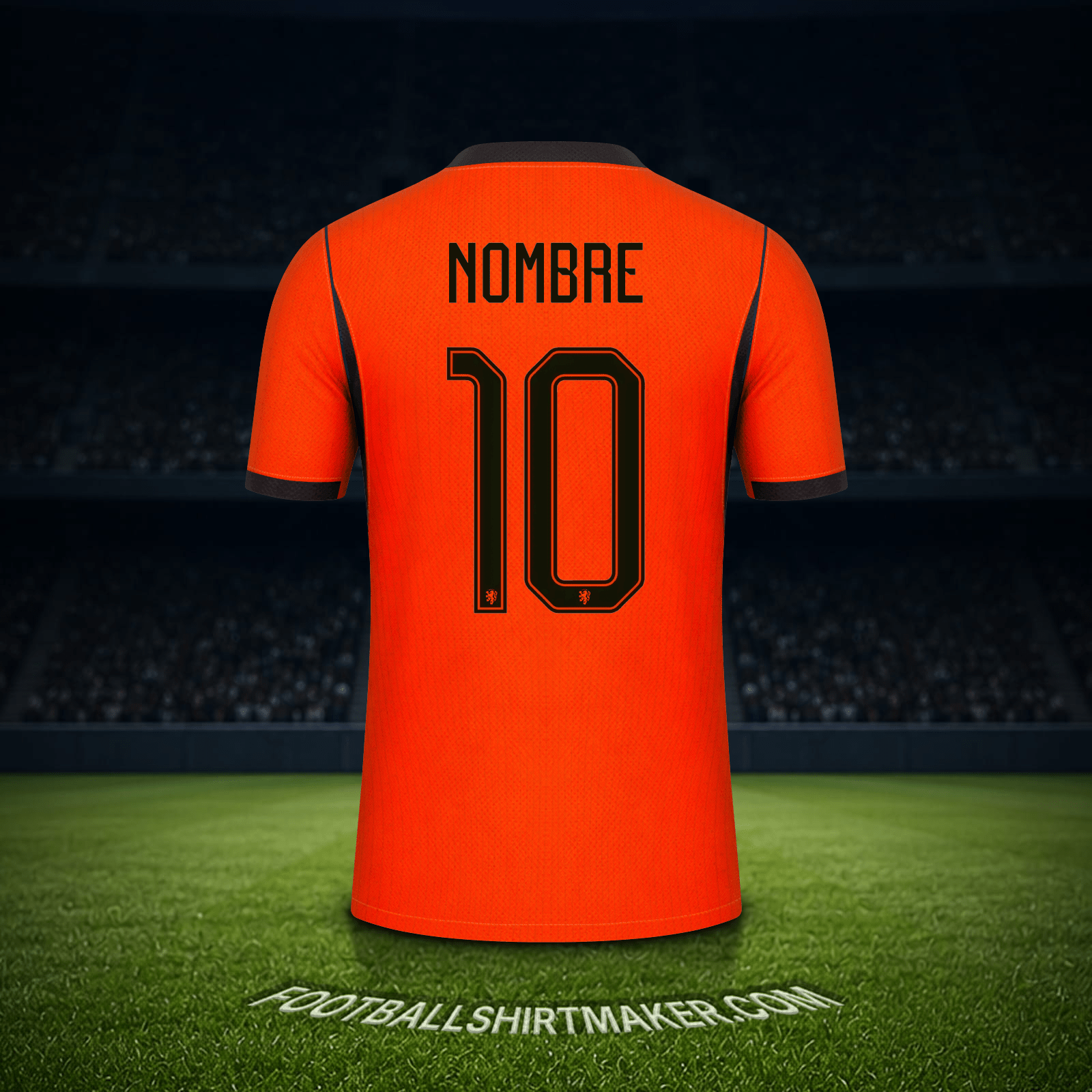 Jersey Paises Bajos Mundial 2026 -  nombre - 10