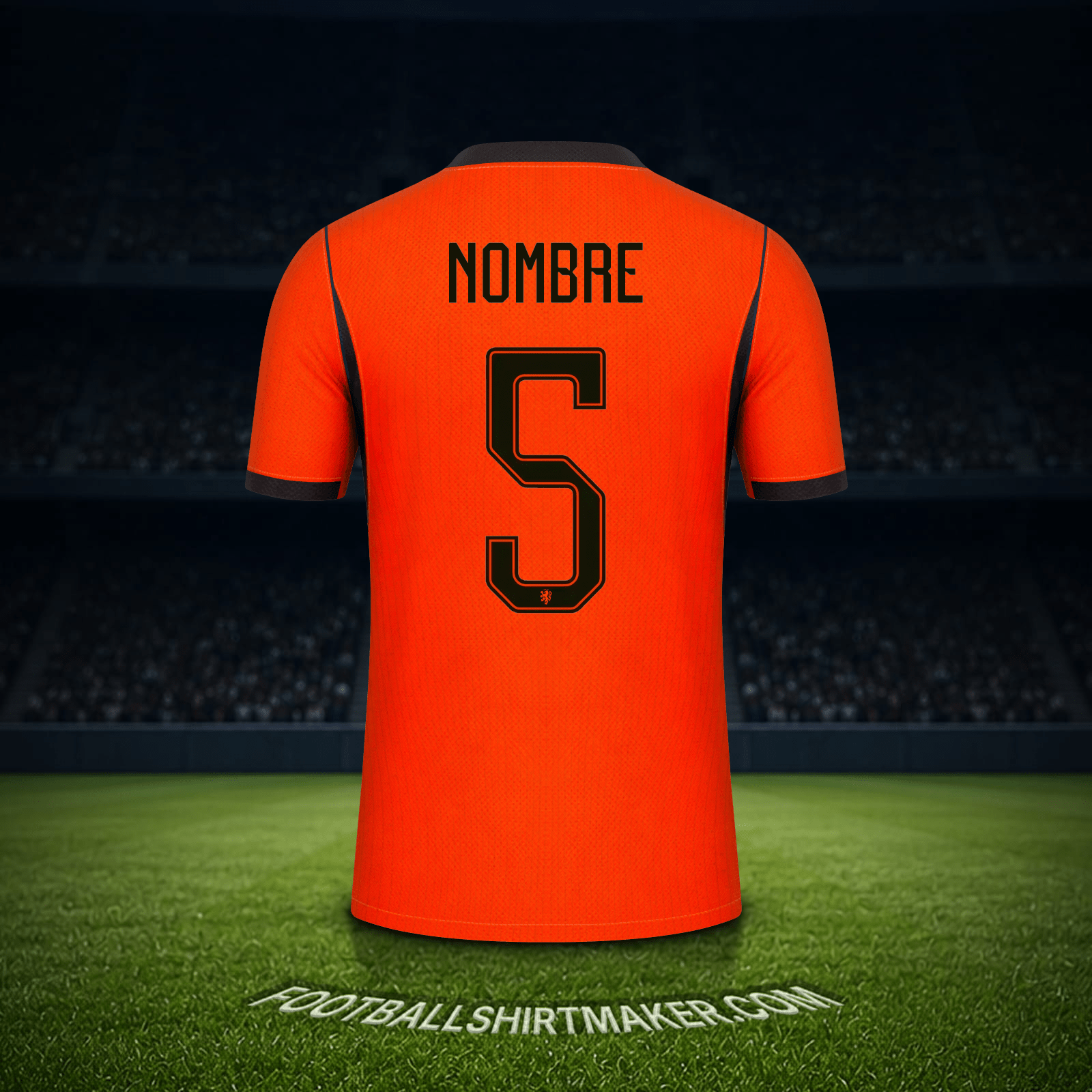 Jersey Paises Bajos Mundial 2026 -  nombre - 5
