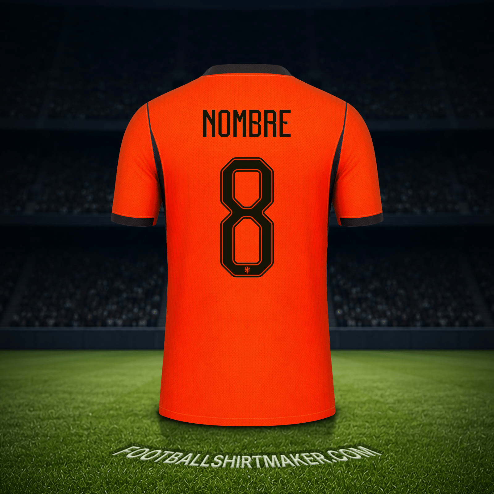 Jersey Paises Bajos Mundial 2026 -  nombre - 8