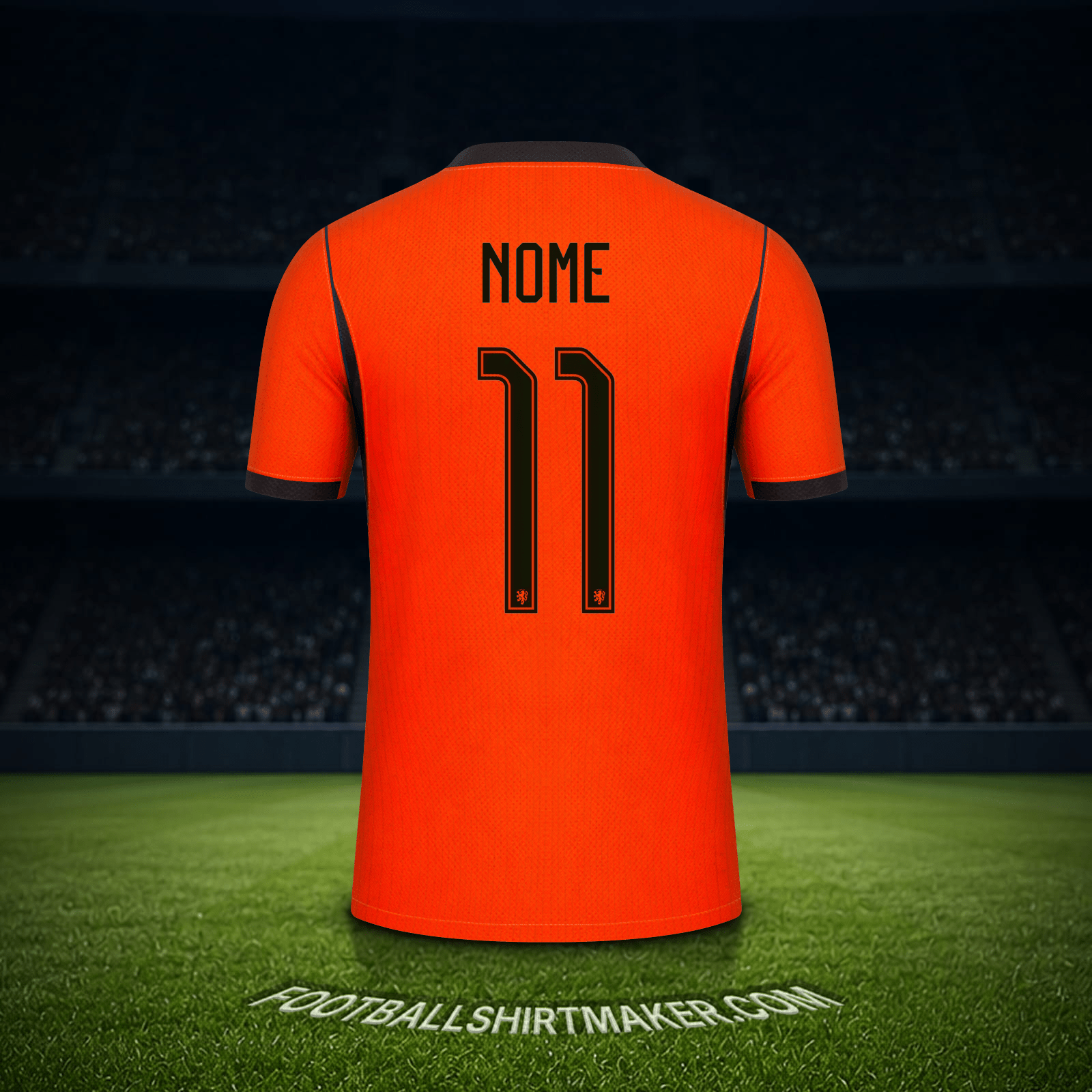 Camisa Países Baixos Copa do Mundo 2026 -  nome - 11