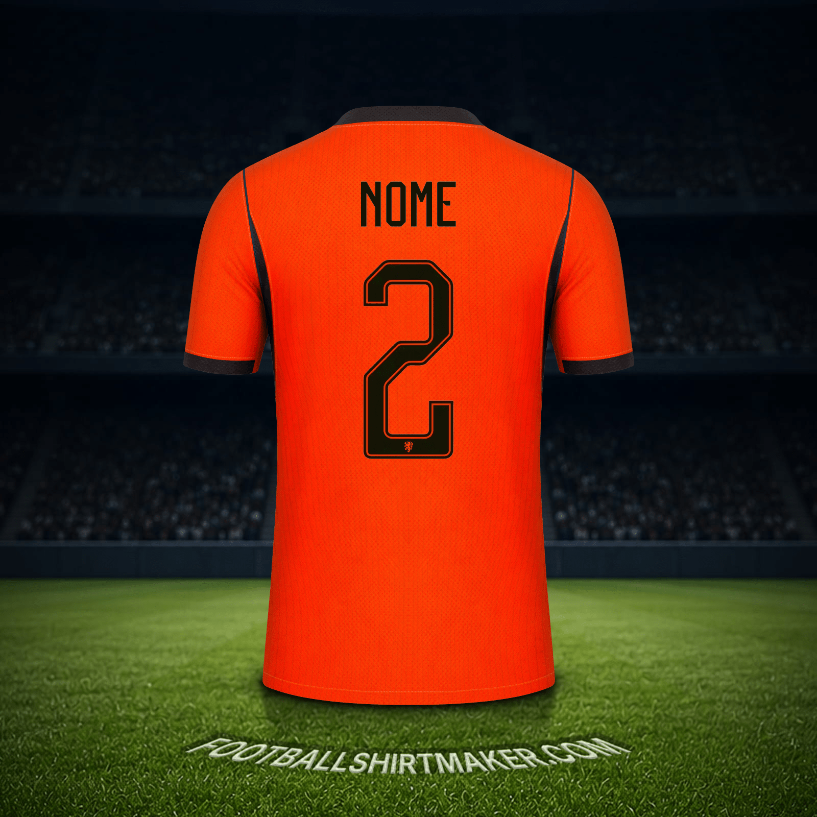 Camisa Países Baixos Copa do Mundo 2026 -  nome - 2