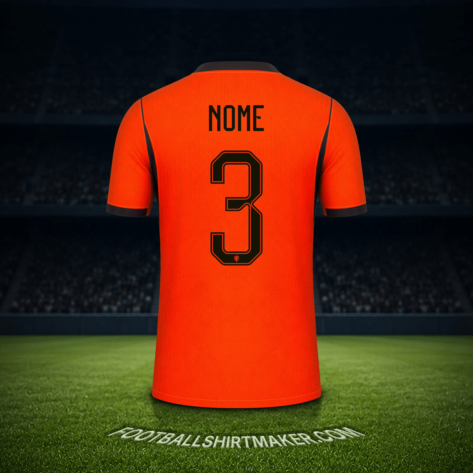 Camisa Países Baixos Copa do Mundo 2026 -  nome - 3