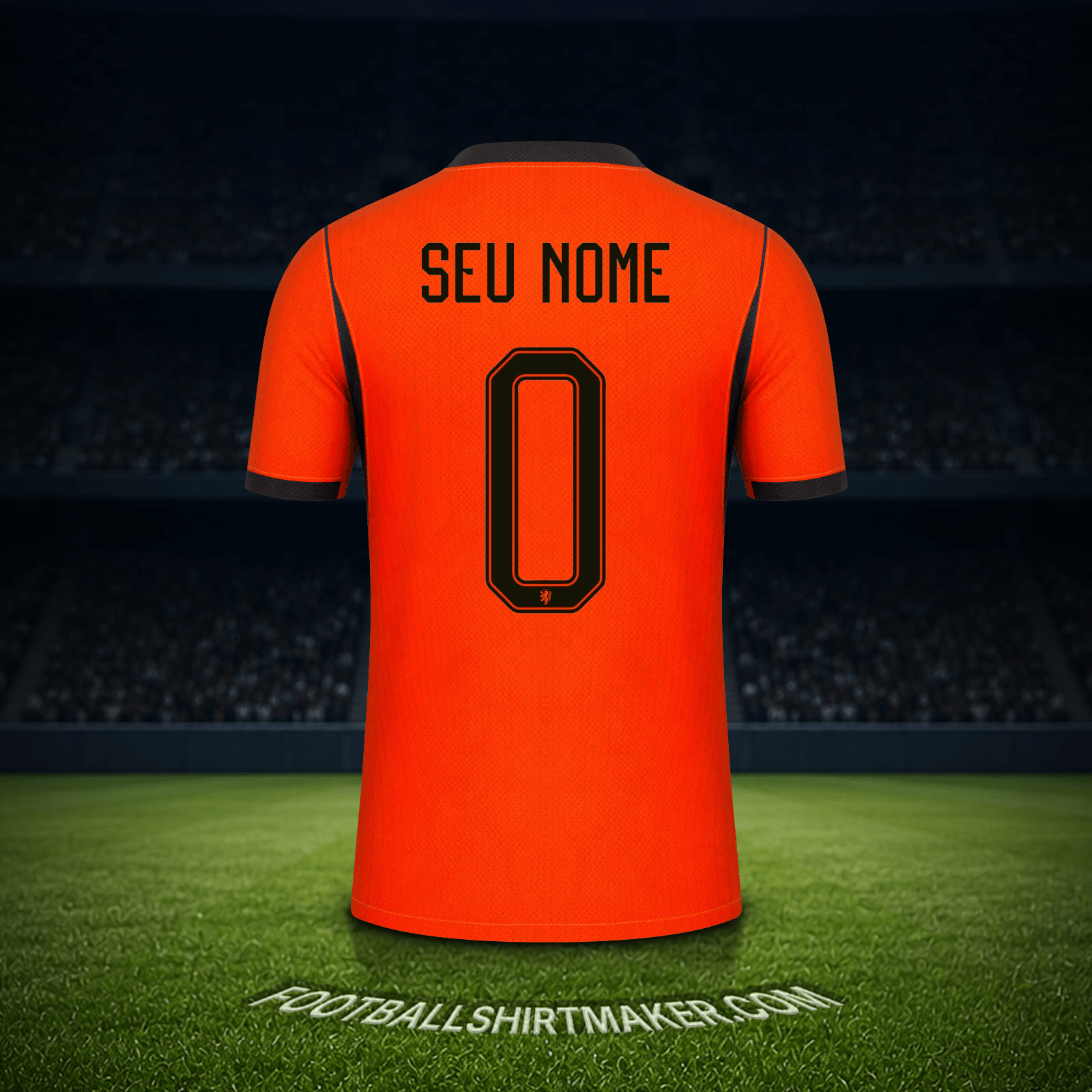 Camisa Países Baixos Copa do Mundo 2026 -  seu nome - 0