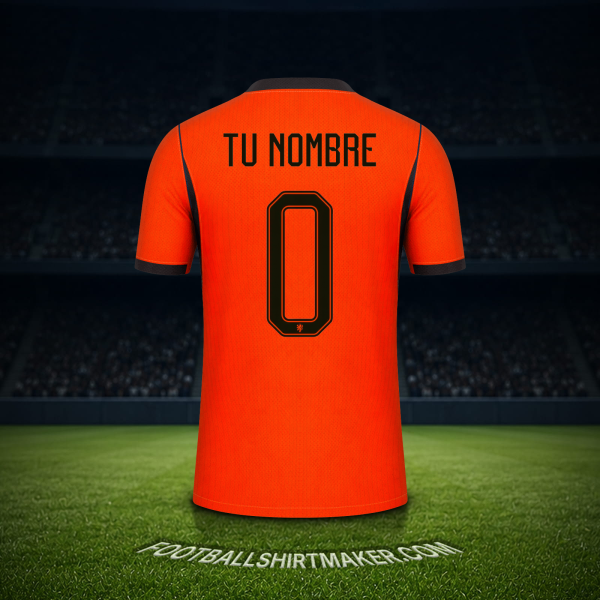 Jersey Paises Bajos Mundial 2026 -  tu nombre - 0