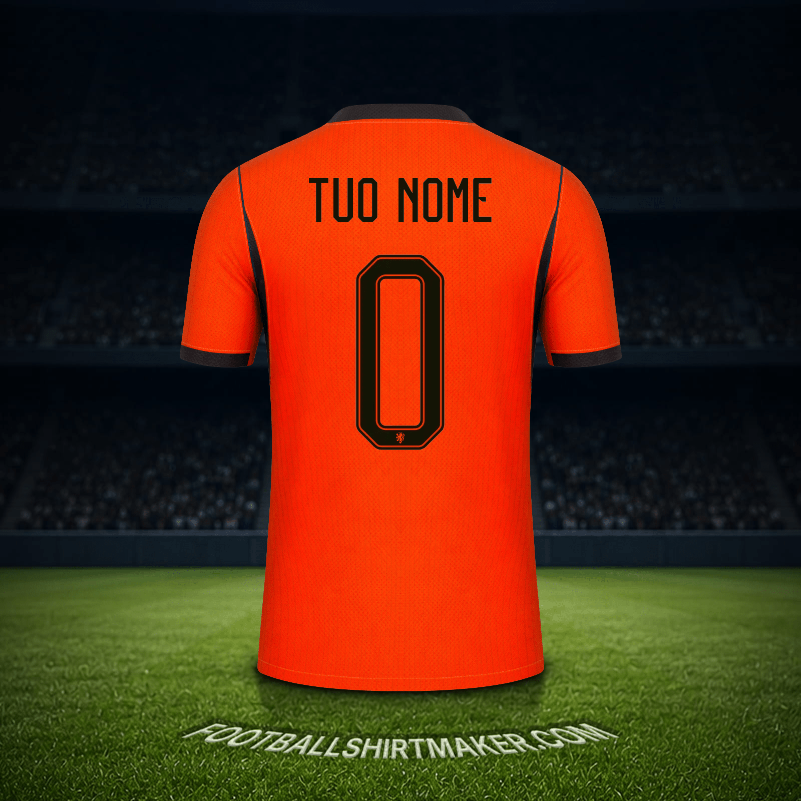 Maglia Paesi Bassi Mondiali 2026 -  tuo nome - 0