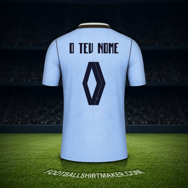 Camisola Uruguai Copa do Mundo 2026 -  o teu nome - 0