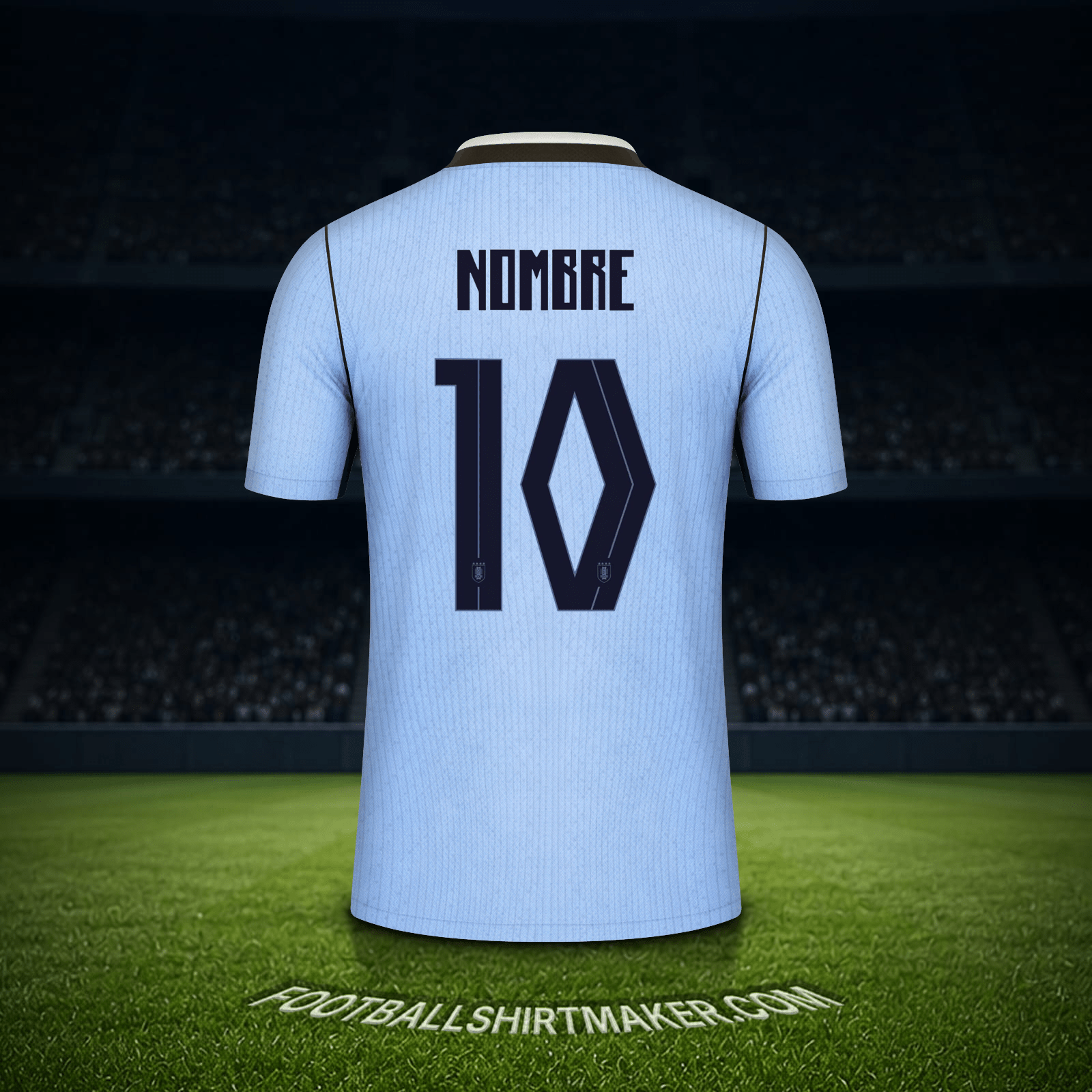 Camiseta Uruguay Mundial 2026 -  nombre - 10