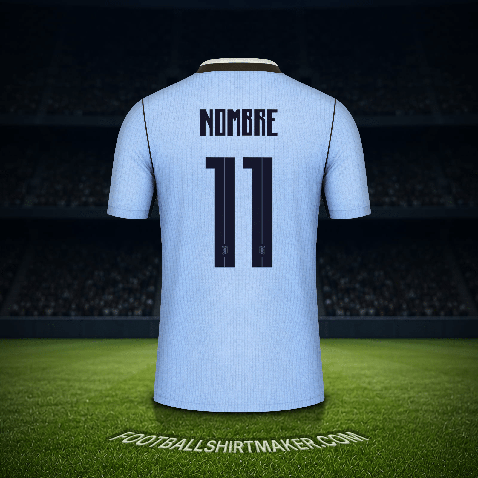 Camiseta Uruguay Mundial 2026 -  nombre - 11