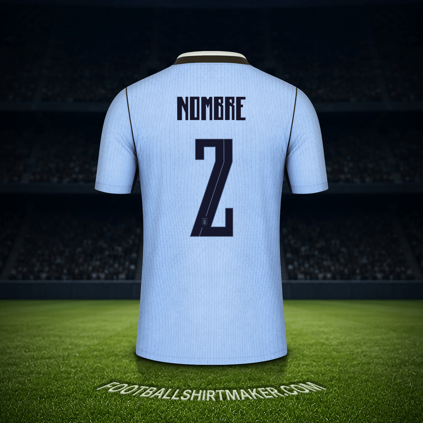 Camiseta Uruguay Mundial 2026 -  nombre - 2