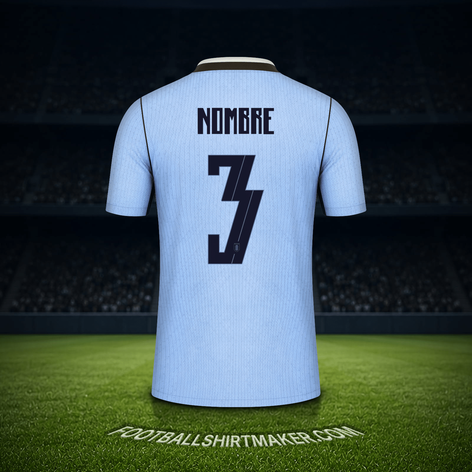 Jersey Uruguay Mundial 2026 -  nombre - 3